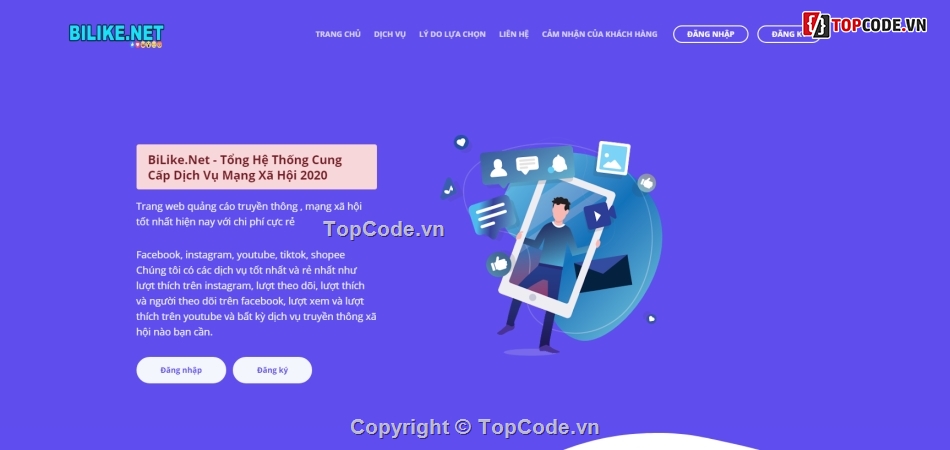 BiLike.Net,BiLike,Order Dịch Vụ,Code Order